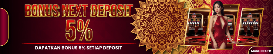 BONUS DEPOSIT HARIAN 5%